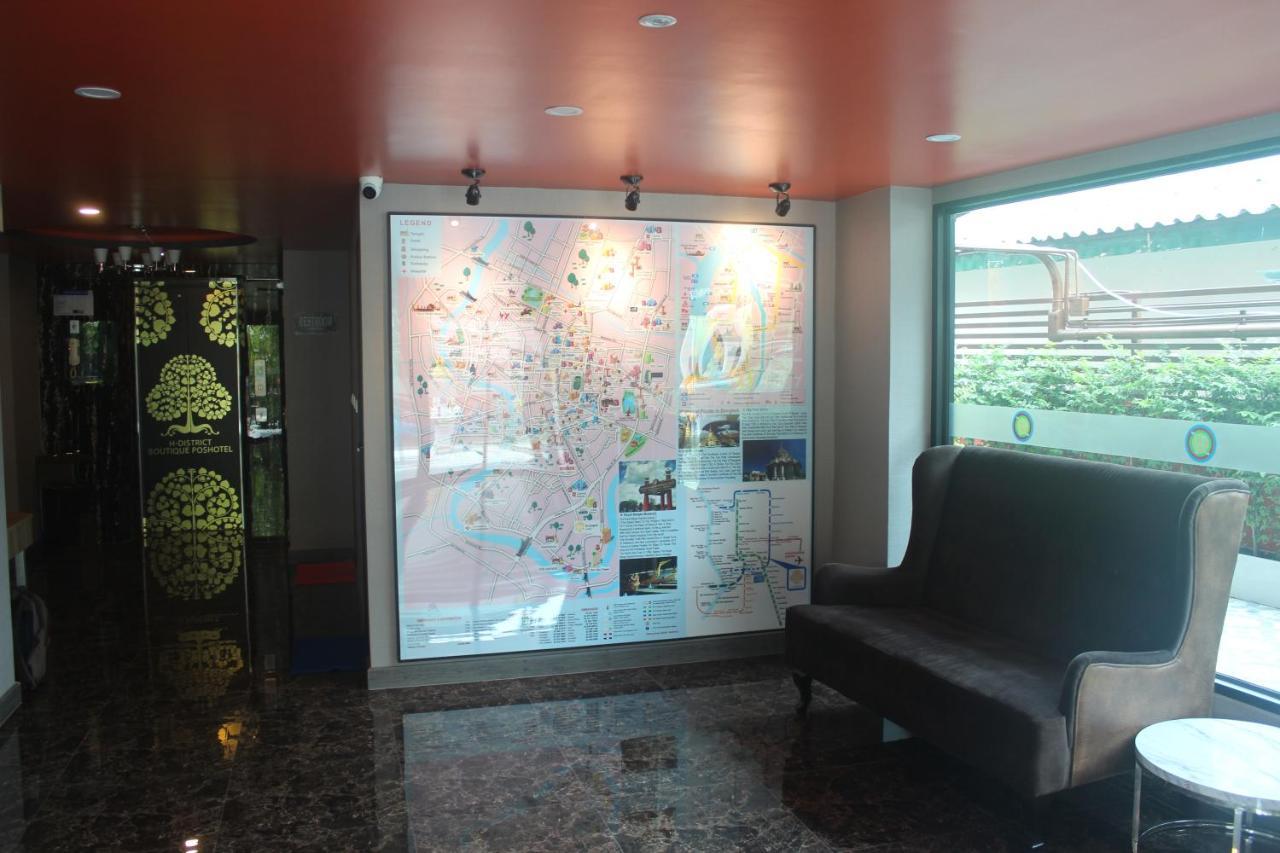 H-District Boutique Poshotel Bangkok Exteriör bild